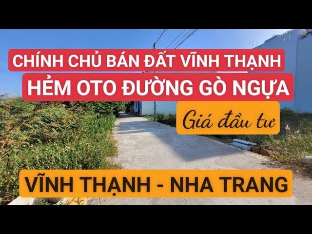 BÁN ĐẤT VĨNH THẠNH NHA TRANG GIÁ ĐẦU TƯ SAU TRƯỜNG LƯƠNG THẾ VINH | CẢNH VỮNG TV