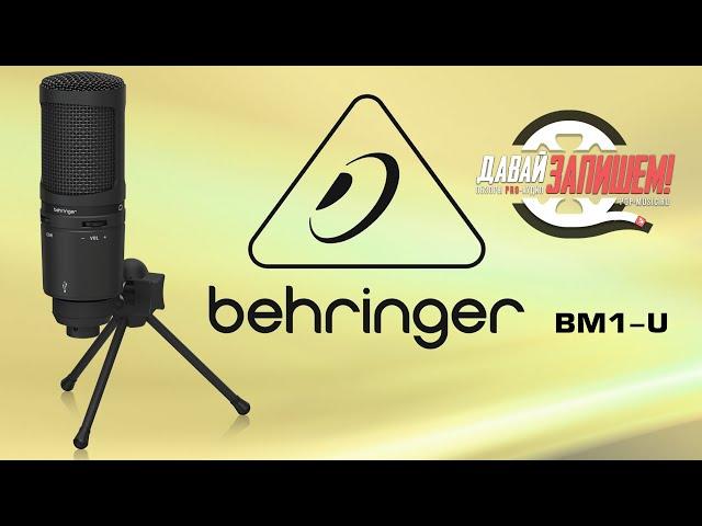 [Eng Sub] Behringer BM1-U USB microphone // AT2020 USB analog, but