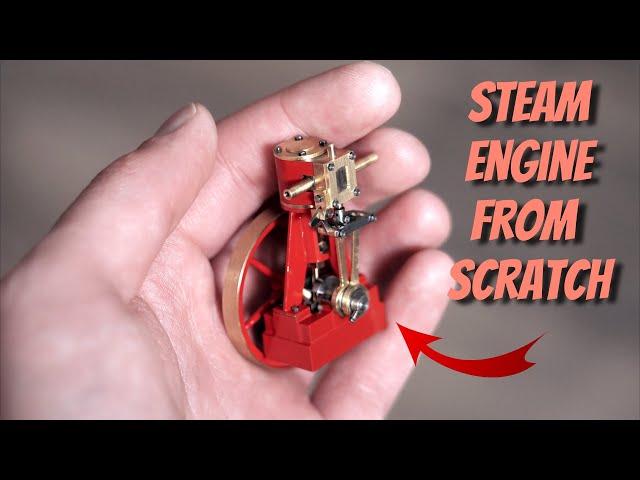 Make This Super Tiny Steam Engine From Scratch