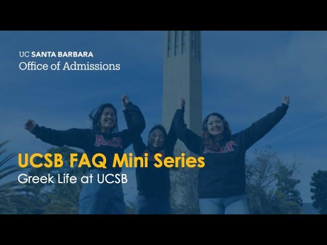 Greek Life at UCSB