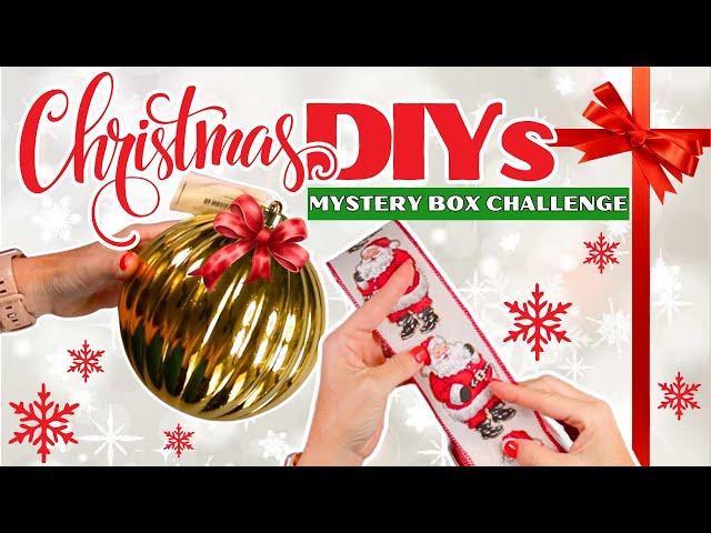 Get Ready for a CHRISTMAS DIY Like No Other! Mystery Box Challenge