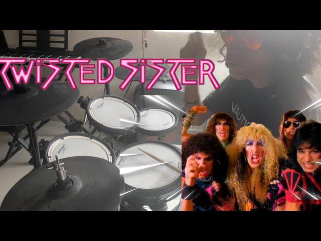 Luisrockcosgrove Drums Twisted Sister I wanna Rock