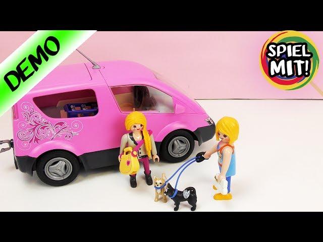 Playmobil City Life | CITY VAN für die ganze Familie | Cooles pinkes Auto aufbauen | Demo Unboxing