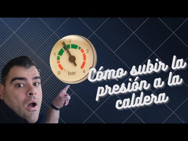 Como subir presión caldera Sime Brava