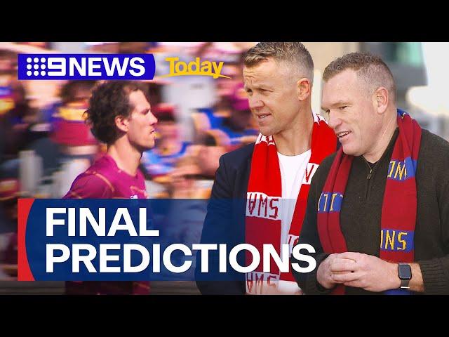 AFL legends give their Grand Final predictions | 9 News Australia