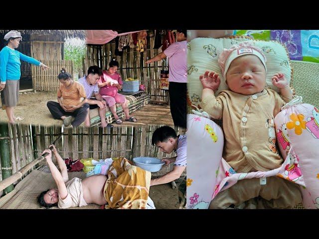 120 days of a single mother building a bamboo house and welcoming her daughter into the world