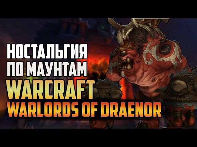 НОСТАЛЬГИЯ ПО МАУНТАМ WARLORDS OF DRAENOR | КАК ПОЛУЧАЛИ МАУНТОВ В WORLD OF WARCRAFT