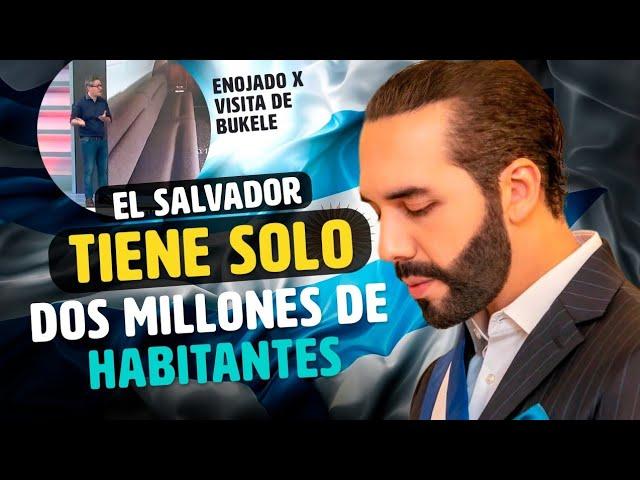 Argentino Opositor Aseguro El Salvador tiene 2 millones de habitantes / Enojado por visita de Bukele