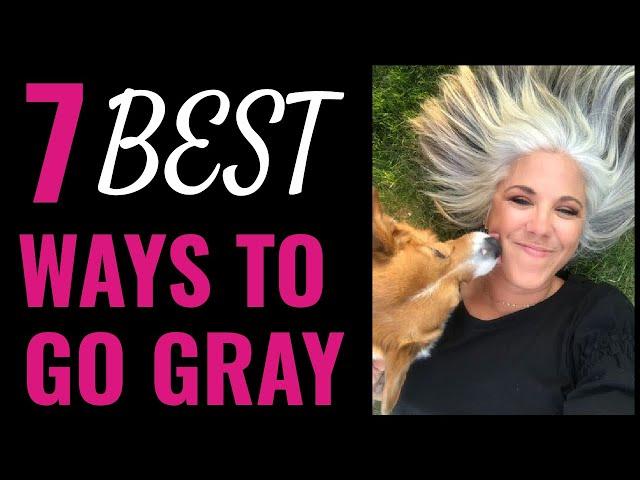 How to Go Gray From Colored Hair