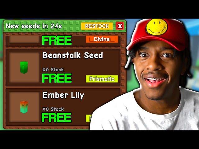 EVERYTHING IN GROW A GARDEN IS FREE