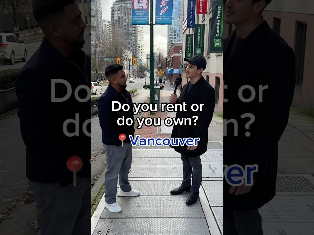 Rent vs own in Vancouver! #vancouver #canada #realestate #realtor #interview #investing