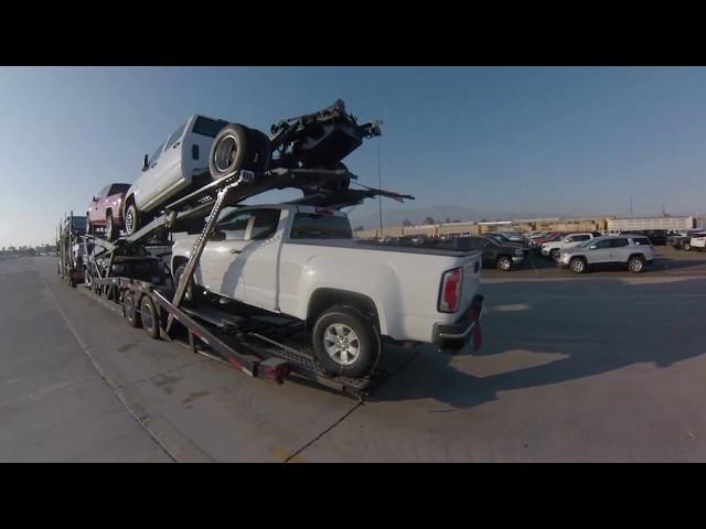 Loading Trucks and SUV's on a AutoHauler (GoPro)