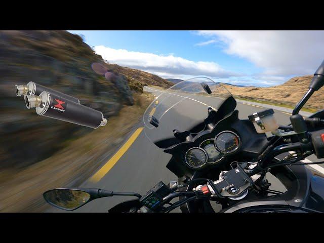 Suzuki dl1000 Vstrom Black Widow Exhaust (ENGINE SOUND ONLY)