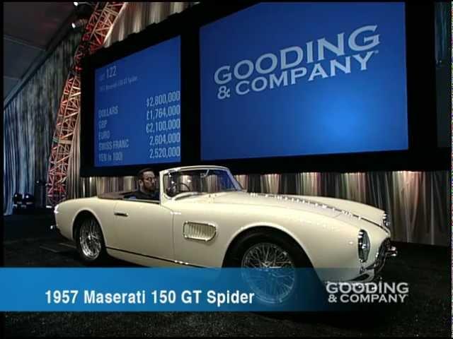 2013 Scottsdale Auctions: 1957 Maserati 150 GT Spider