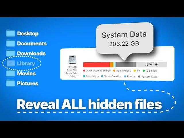 Clear System Data on Mac - Reveal Hidden Files & Free Up Space