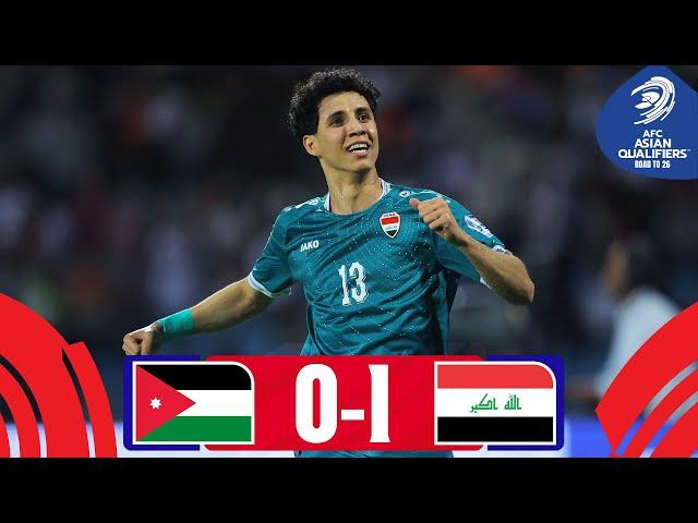 Iraq gear up for Round 4 with a statement win! | Jordan - Iraq | Highlights #AsianQualifiers - RT 26