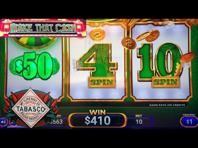 BIG WIN on NEW Generic Cash machine slot! TABASCO + Make that Cash + 3 Reel GREEN MACHINE Slot Play!