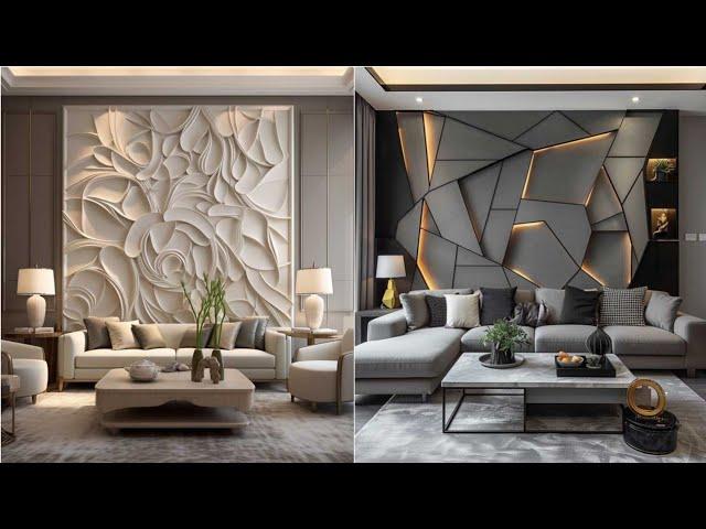 Latest Living Room Wall Panel Designs 2025 Wall Decoration Ideas| Interior Design Trends