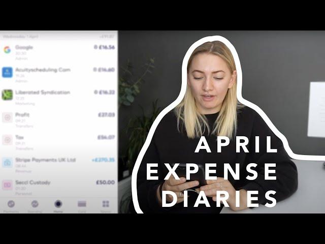 How much I spent in my business in April | EXPENSE DIARIES