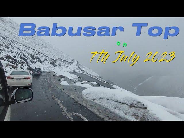 Islamabad to Khunjrab | Exploring Lolusar Lake & Babusar Top in Heavy Snowfall | بابوسرٹاپ