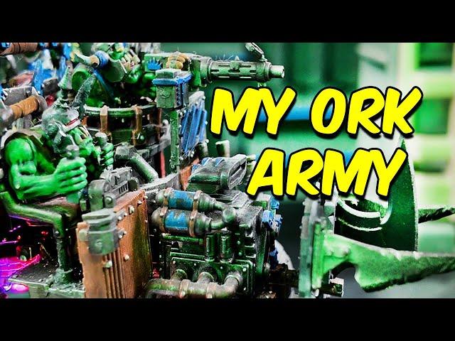 My Epic Warhammer 40K Ork Army Showcase in 2024