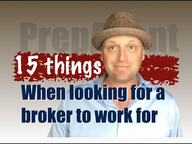 Which Real Estate Broker should I work for?