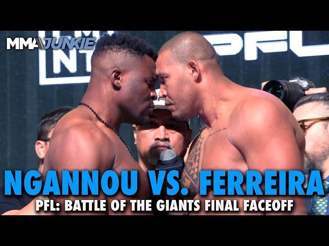 Francis Ngannou and Renan Ferreira Have INTENSE Final Faceoff | PFL Super Fights