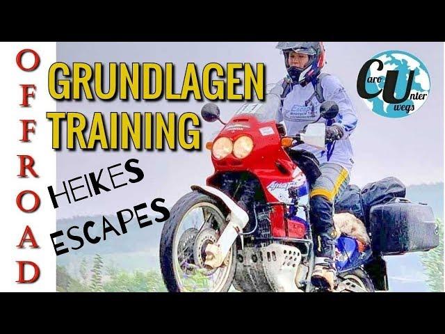 GROßENDURO OFFROAD // Grundlagentraining bei Heikes Escapes| Motorrad aufheben| Hänge bewältigen