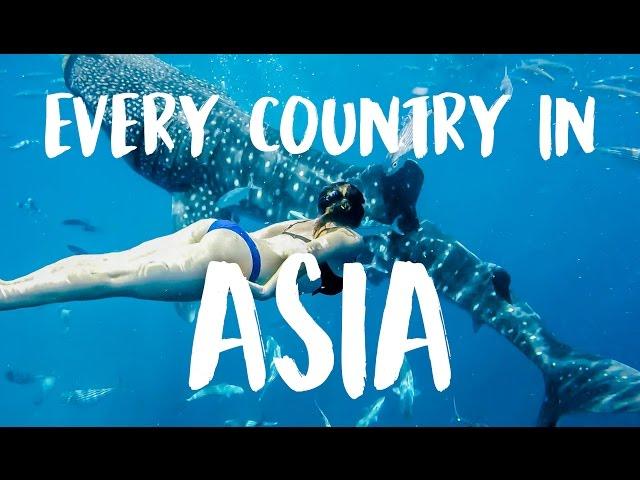 Travel 23 Countries of Asia and Australia In 230 Seconds!