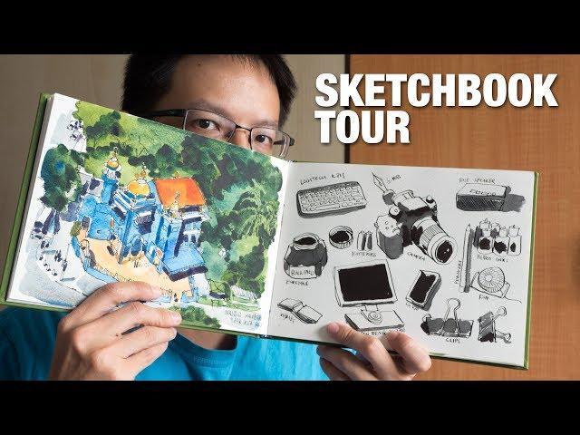 Sketchbook Tour (Oct 2016 - Oct 2017)