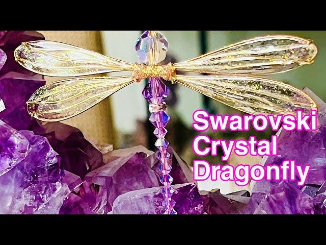 Swarovski Crystal Dragonfly Sun Catcher  #gifts #swarovski #dragonfly