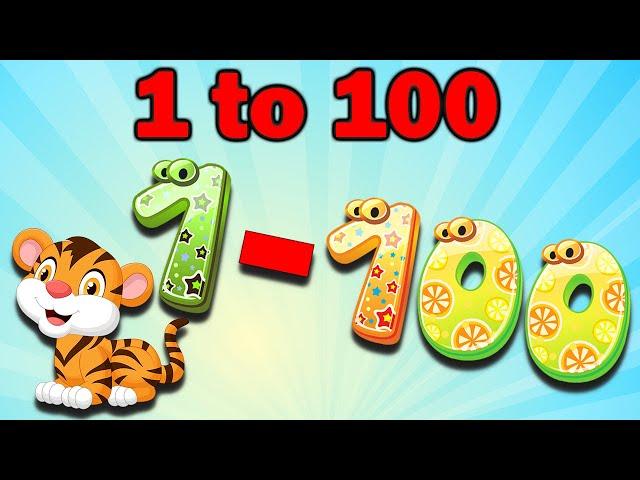 Number Song 1 to 100 | Learn To Count | Big Number Song |