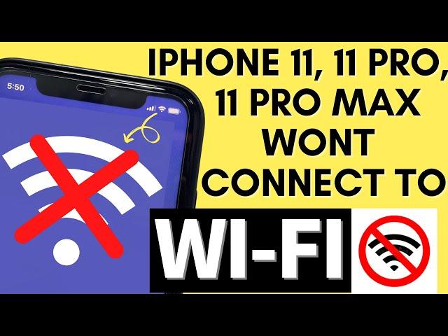 iPhone Wi-Fi Issues: 8 Ways to Fix that iPhone 11, 11 Pro or 11 Pro Max Won’t Connect to Wi-Fi