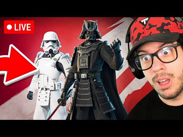 LIVE! - New STAR WARS *SAMURAI* DARTH VADER in FORTNITE!