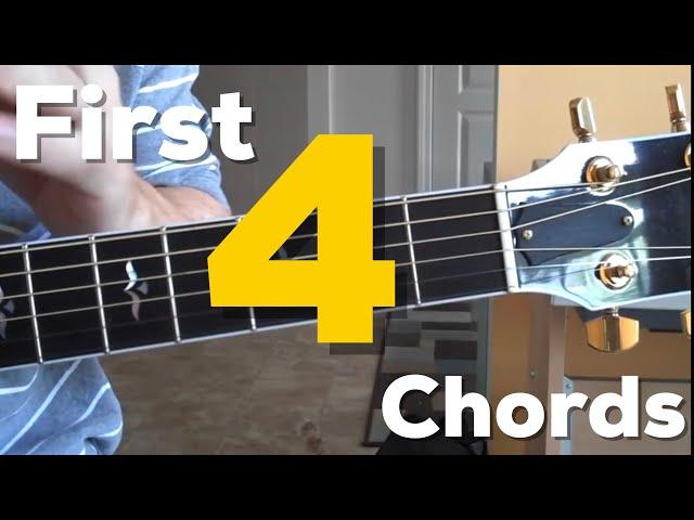 First Guitar Lesson - Learning your first 4 chords (Matt McCoy)