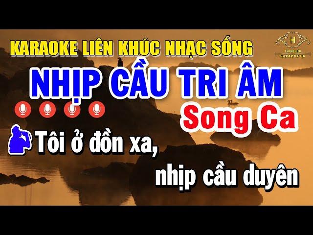 Karaoke Liên Khúc Nhạc Trữ Tình Bolero Song Ca | Chọn Lọc Siêu Phẩm Nhạc Vàng - Nhịp Cầu Tri Âm