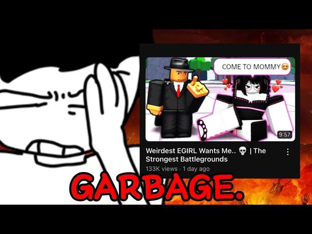 Roblox battlegrounds content is HORRENDOUS.