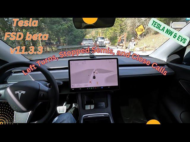 Tesla FSD Beta 11.3.3 Fail Compilation: Watch the Self-Driving Struggle