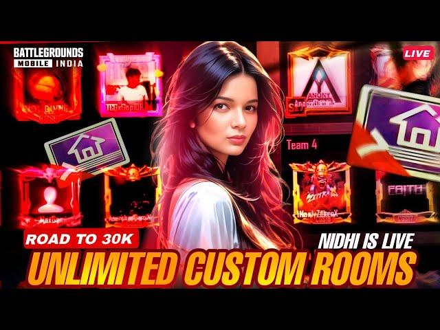 BGMI LIVE CUSTOM ROOMS | UC GIVEAWAY | FREE REDEEM CODE | BGMI CUSTOM ROOMS | BGMI CUSTOM ROOM LIVE