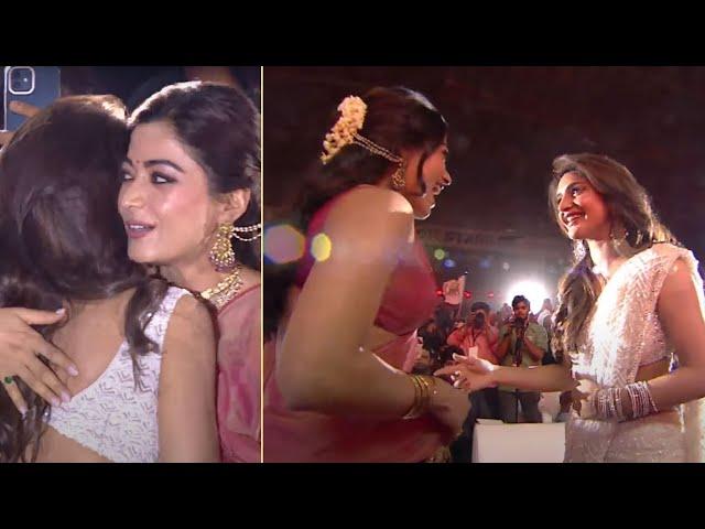 Rashmika Mandanna & Sreeleela Visuals @ Pushpa 2 Pre Release Event | Chennai | Manastars