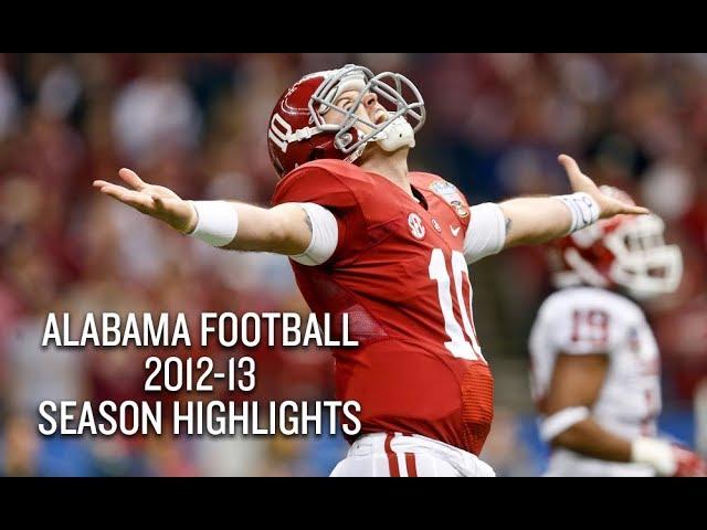 Alabama Football 2012-13 Season Highlights - BCS National Champs