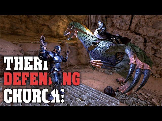 Defending Church From Confident Raiders! | Ark PVP Official E11