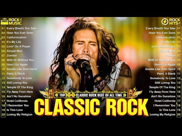 Classic Rock Songs 70s 80s 90s  ACDC, Queen, Aerosmith, Bon Jovi, Metallica, Nirvana, Guns N Rose