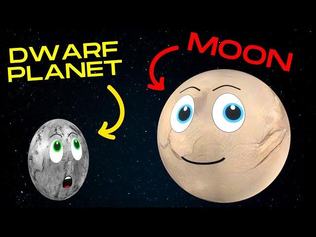 Do Dwarf Planets have moons? | Space for Kids | Solar System Planets | Kids Video