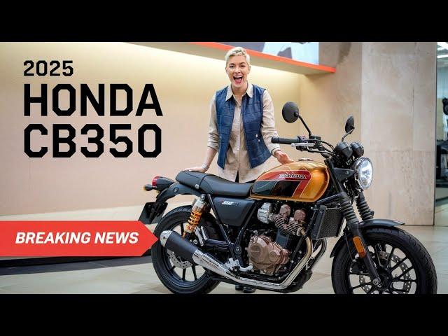 2025 Honda CB350 is Here! A Classic Motorcycle for the Modern Rider! #honda #cb350