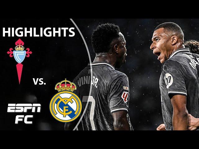 MBAPPE & VINI JR. SCORE  Celta Vigo vs. Real Madrid | LALIGA Highlights | ESPN FC