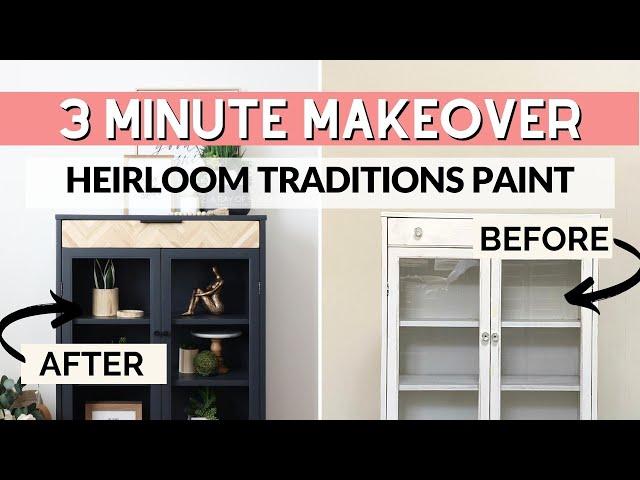 Heirloom Traditions All in One Paint Furniture Makeover | 3 Minute Makeover