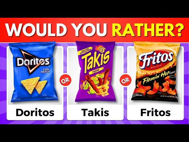 Would You Rather Food and Drinks Edition  Mind Joggers Quiz