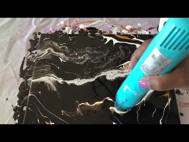 DIY Paint Pour Using Acrylic Set - Great Gifts To Give Any Occassion