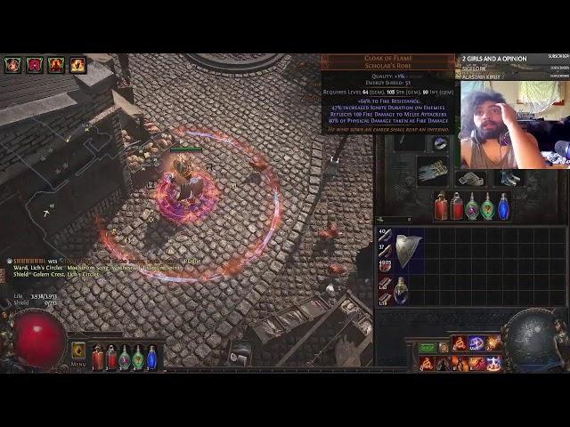 FIRED UP AND READY TO GO  Path of exile HC settlers league  #gaming #live #poe